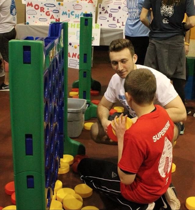 .<a href="/quinnipiacdu/">QU Delta Upsilon</a> was the top fraternity fundraiser at QTHON. During the event, the men sponsored Christian, a 13-year-old cancer survivor. #DUimpacts