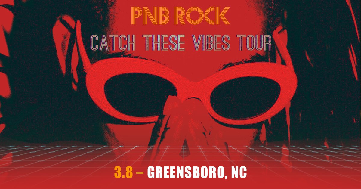 WarnerMusicGSO's tweet photo. Greensboro! PNB rock will be here March 8th! Purchase tickets Here! https://t.co/nH1mYa6ALP

OR

You can enter our giveaway for a pair of tickets w/ meet and greet acces, by following us, posting the second picture and hashtagging #PNBrockGSOGIveaway when you post it! #NCAT #UNCG https://t.co/xa1VNNJRlB
