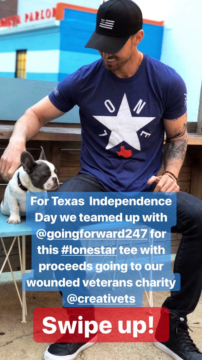 #TexasIndependenceDay is here! We partnered w/our Veterans charity <a href="/CreatiVets1/">CreatiVets</a>  #goingforward24/7 on this #lonestar goingforward247.com/product/lone-s…