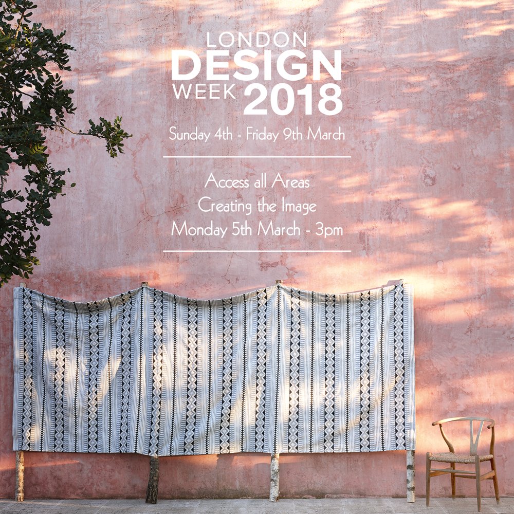 Join Justin Marr Brand Director and Arabella McNie Creative Stylist on Monday 5th March at 3pm in the Romo Group showroom as they discuss the process behind devising the exciting and unexpected images that make Zinc Textile so unique. #LDW18AtDCCH #creative #newcollections