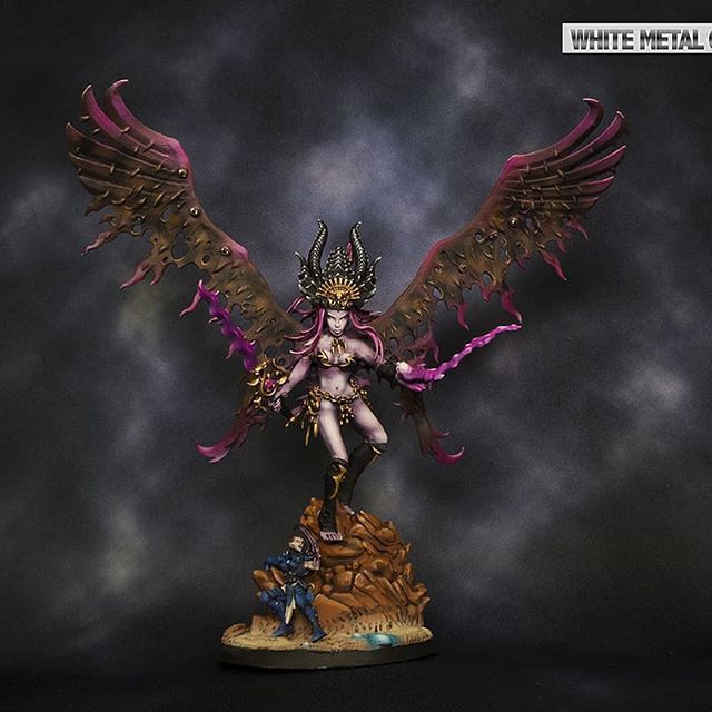 WhiteMetalGames's tweet photo. #DaemonPrincess #Chaos #WhiteMetalgames #WMG #Creative #Art #Services #warhammer40k #Warhammer #WH40k #tabletop #hobby #hobbyist #miniatures #minis #demon #daemonPrince #princess https://t.co/GZ0GuY3kq8 https://t.co/fi41A2wIJ9
