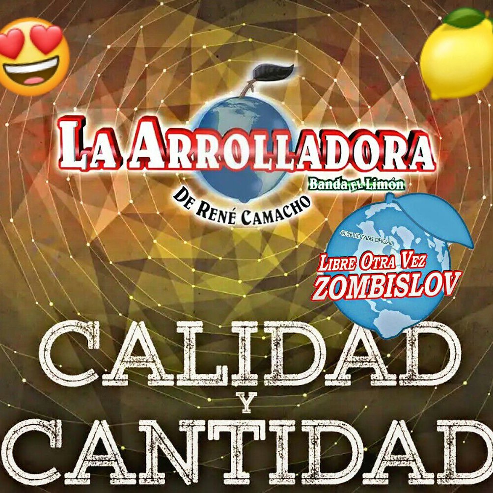 IselaTorresABL8's tweet photo. ¡HOY! 2⃣ de marzo gran estreno de #CalidadyCantidad 💔😍🍋
2do. sencillo de la próxima discografia! 🙌🏽La Arrolladora Banda El Limón 💚
Disponible en todas las plataformas digitales  🎶
Descargarla Ya‼
#ZombisLOV🍋💚 @ZombisLOVLeon @vincenelnino https://t.co/X4rcTErDvr
