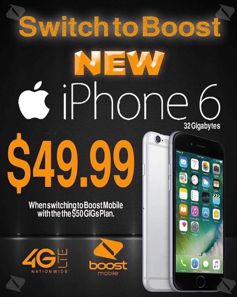PhonesrusFrepor's tweet photo. 🔥FIRE DEAL🔥🚨 Brand new iPhone 6 32gb on SALE for $49.99 when you switch🚨. Yes its brand new not refurbished🔥. Stop by at our store 628 Freeport St . Call for details 713-636-9233
#Boostnationevents
#HOUtax18 https://t.co/wuxmc15Z12