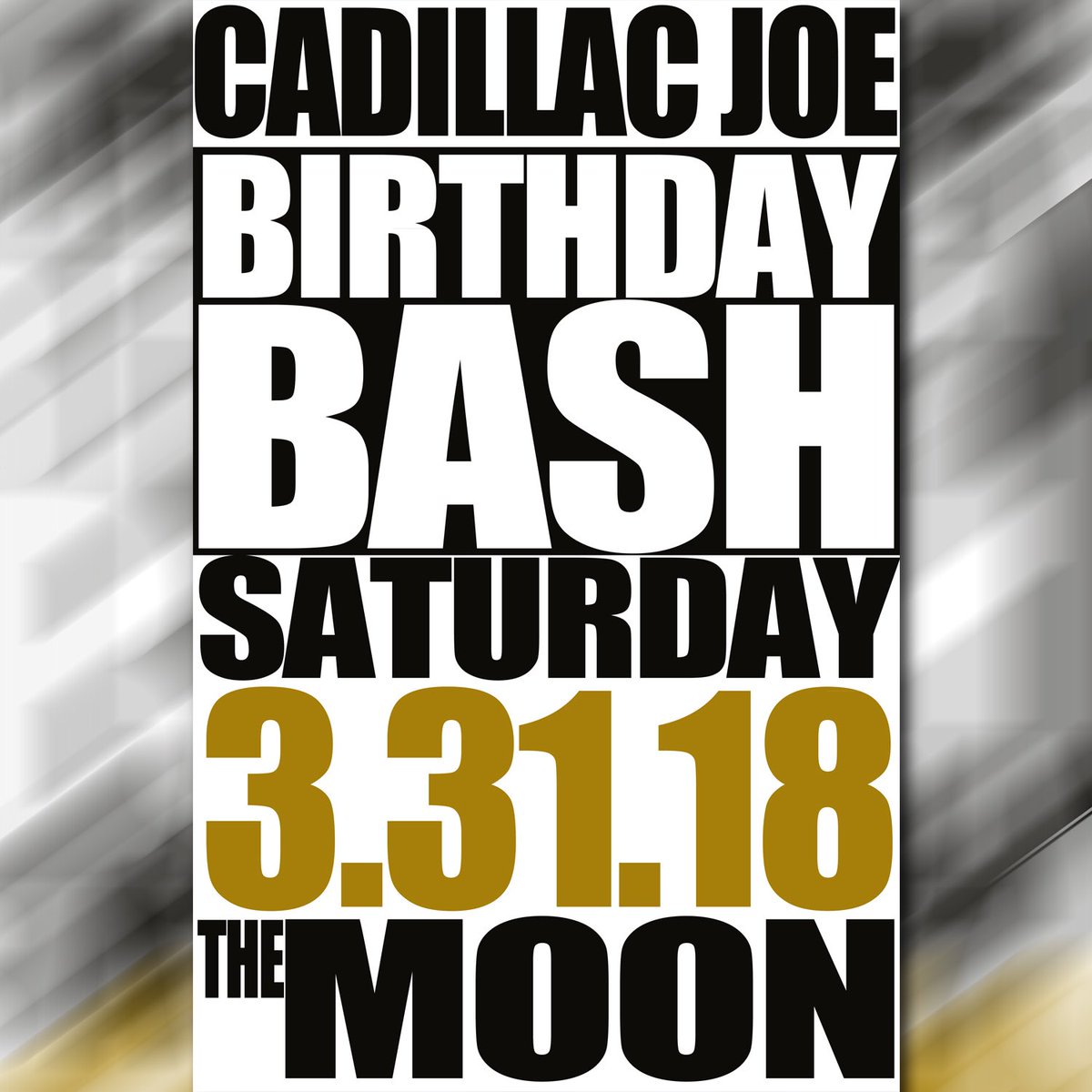 DjCadillacJoe's tweet photo. Tickets on sale get them ...don’t wait till last minute trust me https://t.co/nqrfMGpLkr