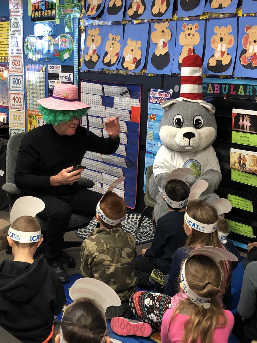 Visiting <a href="/OphirSchool/">Ophir Elementary</a> in oroville with Superintendent Tim Taylor and Chewy the Squirrel to participate in Read Across America Day and honor Dr. Seuss’ Birthday!  <a href="/OphirPrincipal/">Ophir Elementary</a> <a href="/BCOEStory/">Butte County Office of Education</a> @ocesdsuper #ReadAcrossAmerica