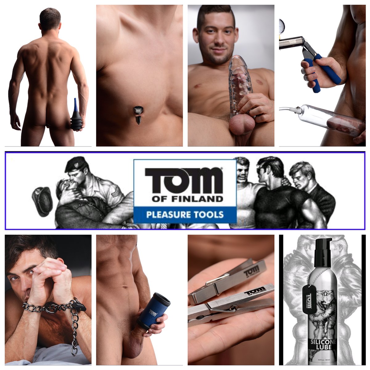 With so many #Tools to choose from, how will you pick out which avenue of #Pleasure you #Crave the most? <a href="/lancehartfetish/">lancehartfetish</a> and @kylekashxxx can't decide either. 
#TOF #TOFPleasureTools #SexToys #DickToys #AssToys #Bondage #Kinky #GetYourPleasureOn
xrbrands.com/Merchant2/cate…*