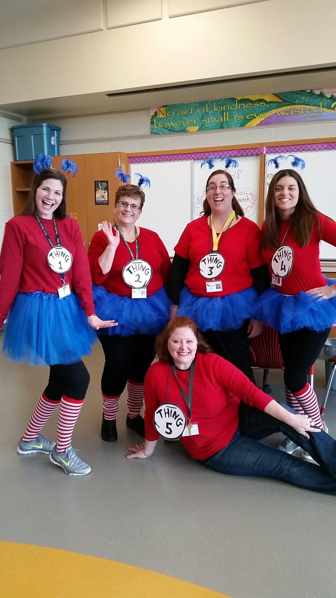 jenn_malek79's tweet photo. Pequea AST celebrating Dr. Seussโs Birthday! #things1-5 #ReadAcrossAmerica2018 https://t.co/PURI1GzgXH