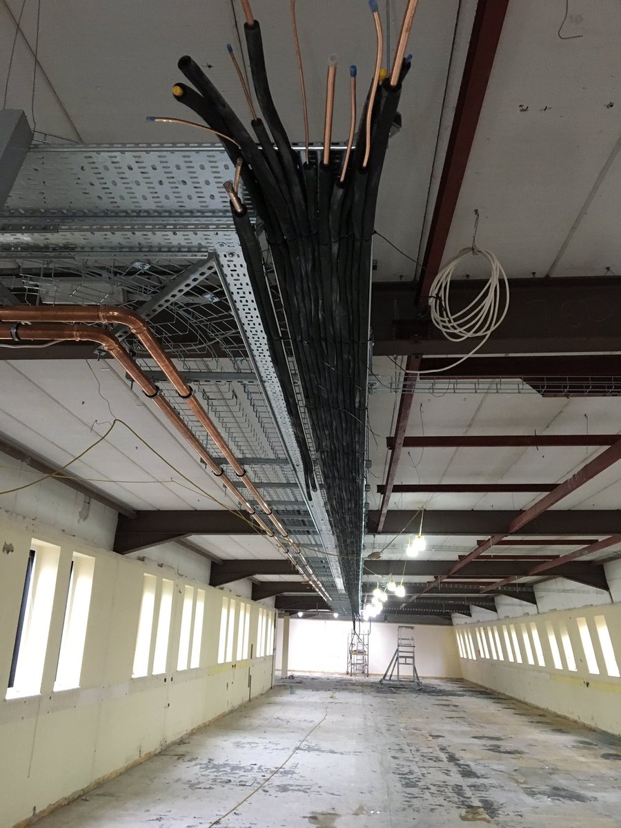 New Mitsubishi VRF going in at Peterborough Town Hall.
