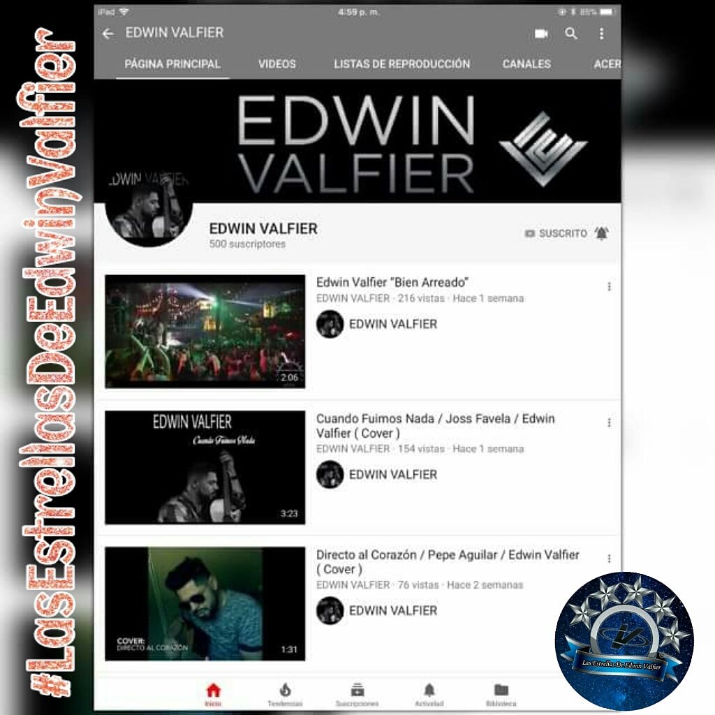 EstrellasEdwinV's tweet photo. Excelente Viernes!!!
Los invitamos a q se suscriban al canal de #YouTube de nuestro consen @edwinvalfier y disfruten d sus temas #EmpecemosOtraVez❤🎵 #AmigoDelAmigo y lo mas nuevo #BienArreado🎵🍻 #LasEstrellasDeEdwinValfier✨✨ https://t.co/c2e6a3jaee
