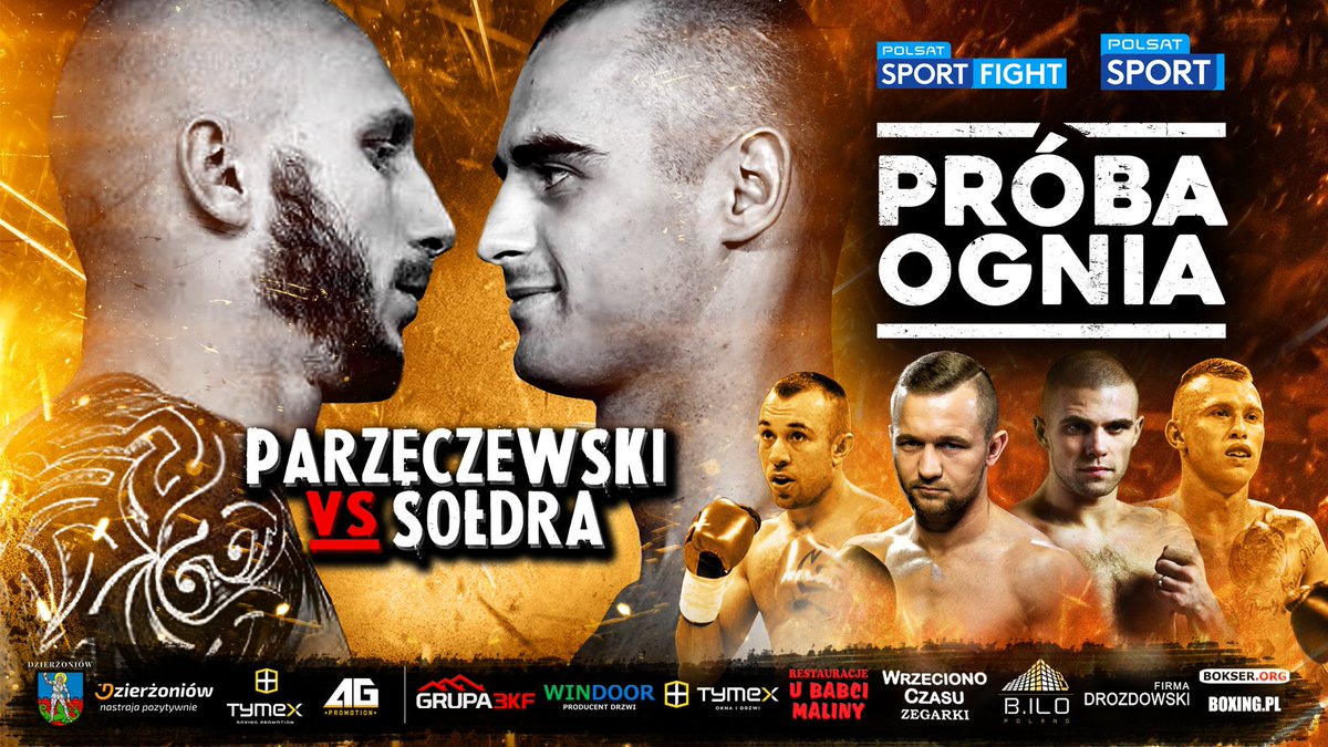 TymexBoxing's tweet photo. Jubileuszowa walka Roberta „Araba” Parzęczewskiego podczas „Próby Ognia” 24.marca w Dzierżoniowie https://t.co/RkTDRcYVTF https://t.co/Z5rZDuhoqJ