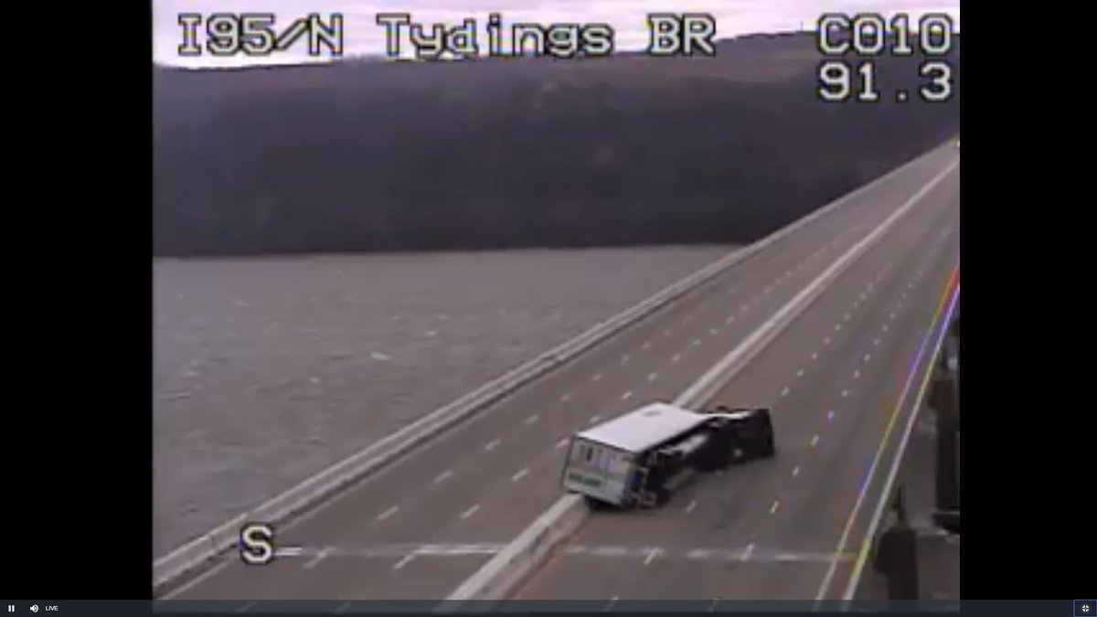 Traffic hold/closure remains in effect at (US 50/301) Bay Bridge and (I-95) Tydings Bridge due to high winds. Wind policy go.usa.gov/xkwAu #MDOTnews #mdtraffic