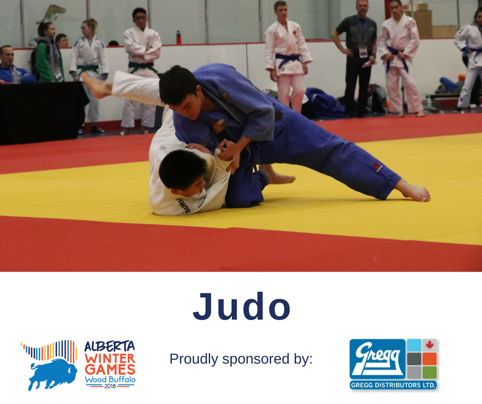 Thank you Gregg Distributors Ltd. for being our sport sponsor for Judo.

See more photos of Judo from the 2018 Wood Buffalo Alberta Winter Games here: bit.ly/2GYbaPO #YMM #RMWB