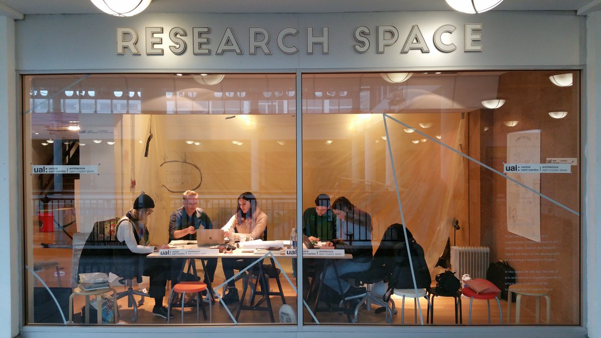 obritox's tweet photo. Central Saint Martins - Architecture @csmSpatial, Open Studio at Croydon Art Store https://t.co/IMXIP9FUtU