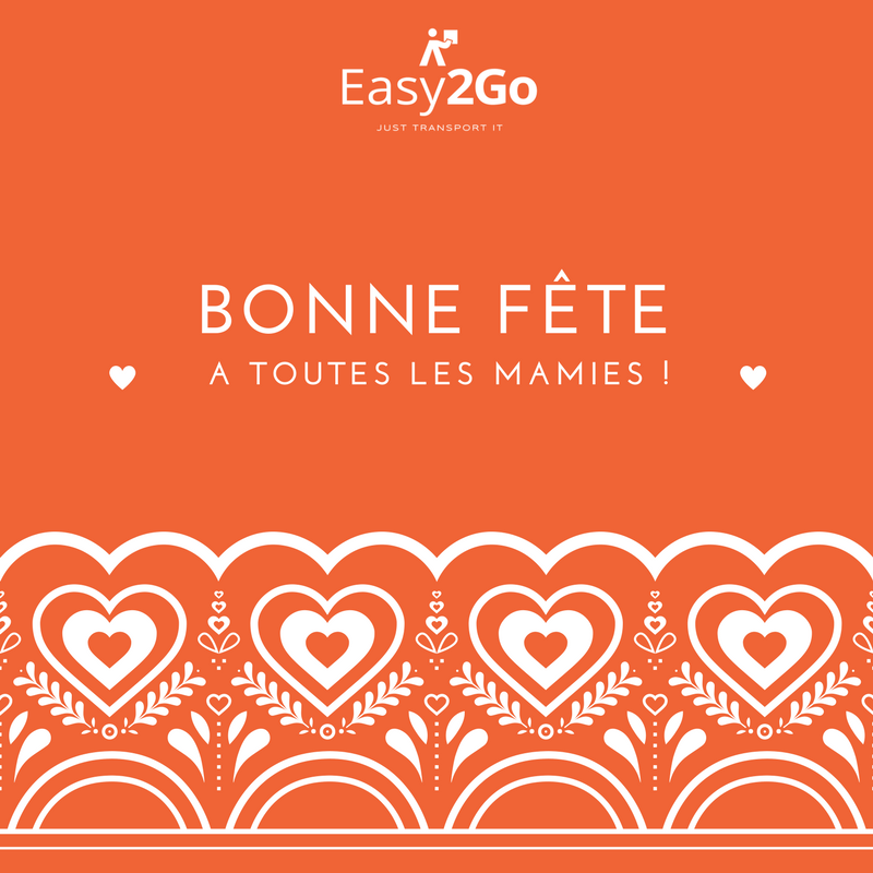 easy2go_deliver's tweet photo. C'est la fête des grands-mères ! N'oubliez pas de leur souhaiter :) #fetedesgrandsmeres #Easy2Go #startup https://t.co/VIcbFdBaDM