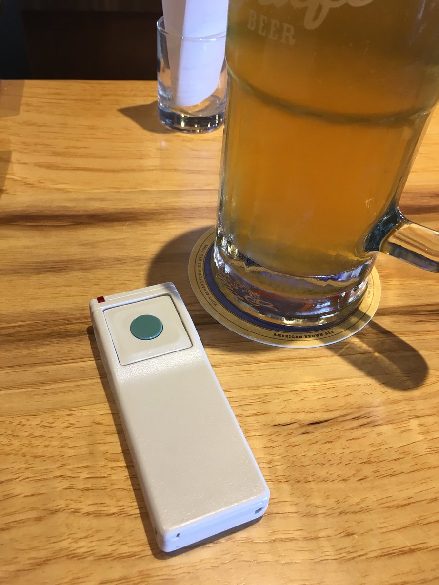 Chinner0313's tweet image. Free beer again at Twin Peaks for working the music/game remote for the State game haha BEST. GIG. EVER! #FreeBeer #ButtonClicker #GoState
