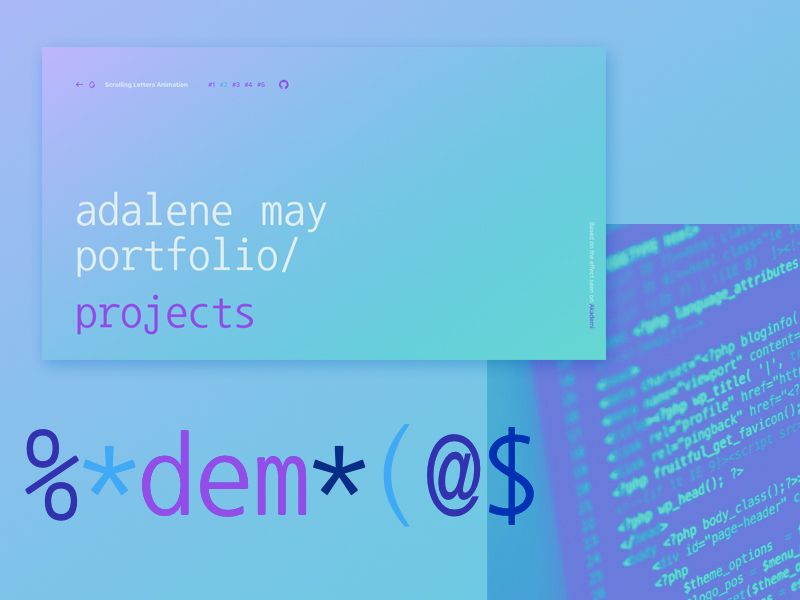 Learn how to create a lovely glitchy text animation triggered by scroll tympanus.net/codrops/2018/0…