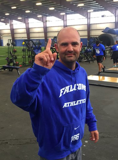 CoachJacksonTPW's tweet photo. #Goonville loss is @ETBU_Football gain.  THANK YOU @coachemup17 for all you did to make this place special.  I will always be grateful for ur leadership. From day 1 we started this thing together.  Could not have done it w/o u - u will be missed.  #originalgoon https://t.co/RtCkB85oWz