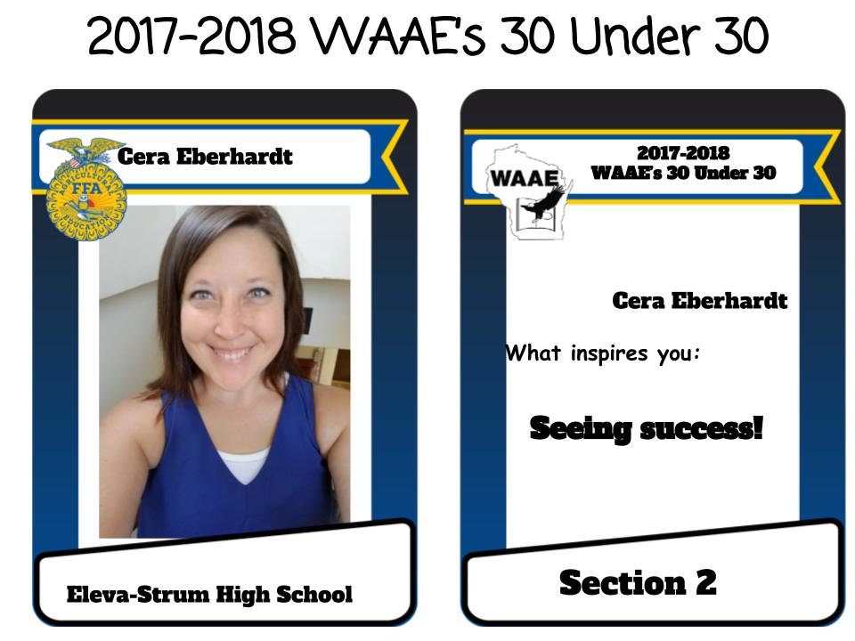 WiAgEd's tweet photo. Fantastic to read about all the great things Cera Eberhardt has been doing at Eleva-Strum! We're proud of you, Cera! #WAAEBeyondtheClassroom https://t.co/YsdyaL7iQ8