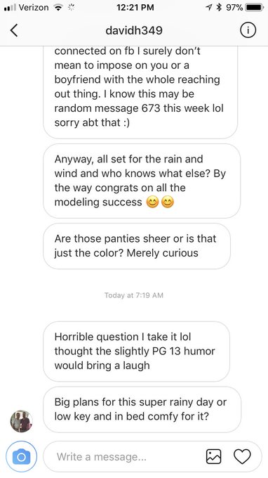 When people slide in your dms and just have conversations with themselves.. that&rsquo;s cute. U can keep talking