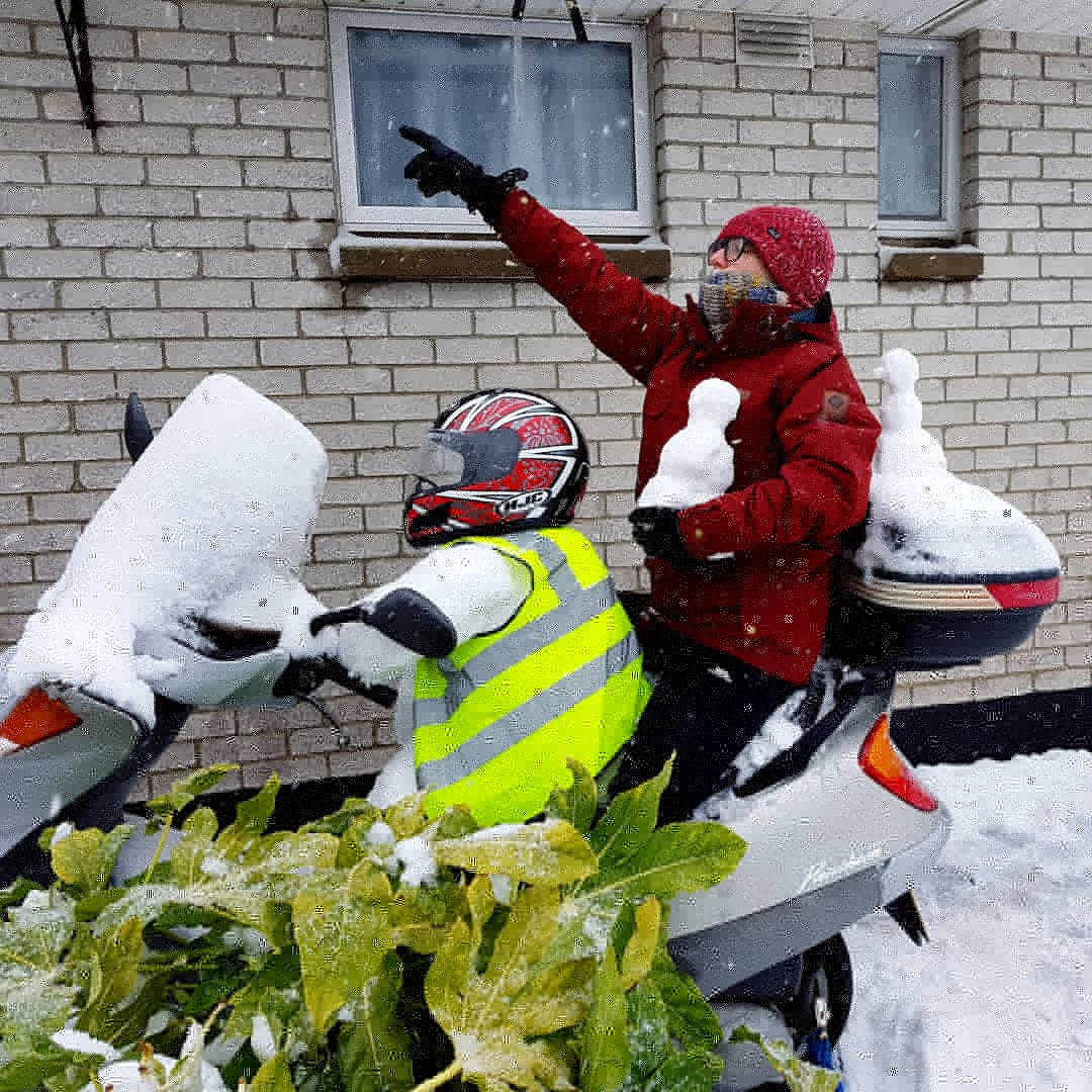 AliceAnnStacey's tweet photo. Snow day! #SafetyFirst of course, you seen those road conditions?

https://t.co/Wop5bK0qAK https://t.co/17cfIMc78B