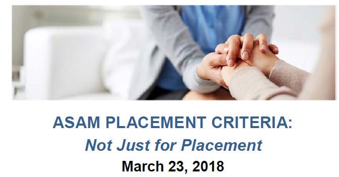 The ASAM Patient Placement Criteria: DMH/ADAP is offering this free one-day workshop (CEU’s will be available) on Friday, March 23rd (snow date 3-29-18) from 8:30-4:30 p.m. at Montpelier Elks Lodge. Register on CHL site healthandlearning.org