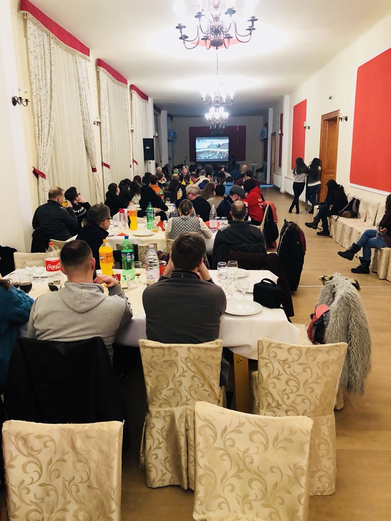 UnifyCH's tweet photo. Romanian Cultural Evening @YmcaUnify 2018: Presentation of YMCA Transilvania #Unify18 #YMCAUnify #EuropeanUnify https://t.co/fwOu9GrnVj