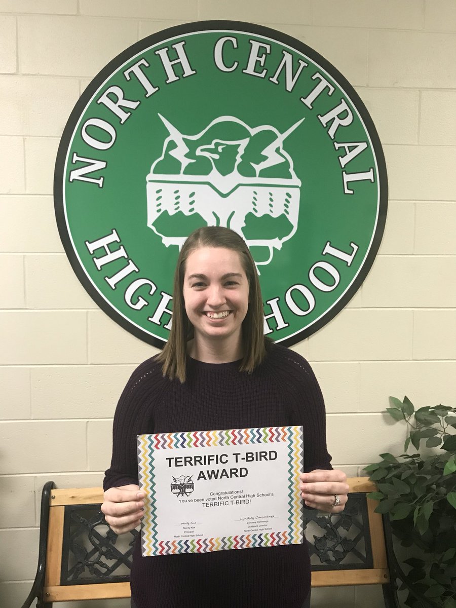 NCGuidanceLC's tweet photo. Congrats to our Terrific T-Birds for the month of Feb! Thank you to Mrs. Scanlon, Randy Shroyer, Skyler Tichenor, and Eli Hughes for going above and beyond! https://t.co/H2349R1BVi