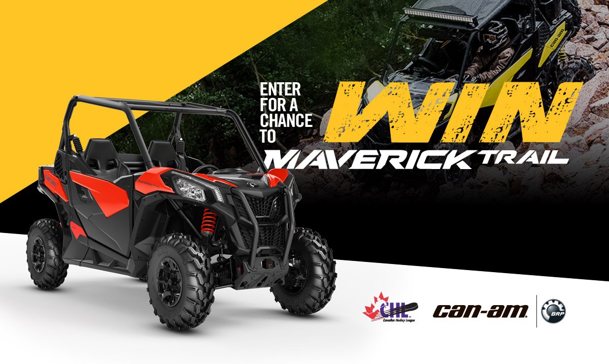 victoriaroyals's tweet photo. Adventure awaits with the Can-Am Maverick Trail and your local BRP Dealers, @LadysmithMS and @CourtenayMS, want you to #WinAMaverick!
Enter Here: https://t.co/tXPYfA0GWz https://t.co/ycgd31SkC4