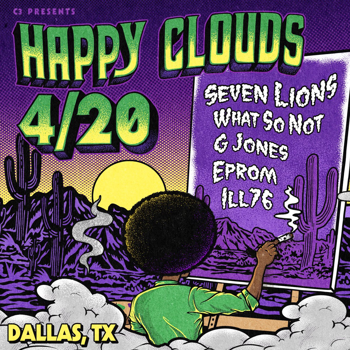 AfterDarkDallas's tweet photo. Happy Clouds 2018 ☁️ ☁️ ☁️
Seven Lions + What So Not + G Jones + Eprom

On Sale Now: https://t.co/sf479M1uIi https://t.co/qCyLtbwNEr