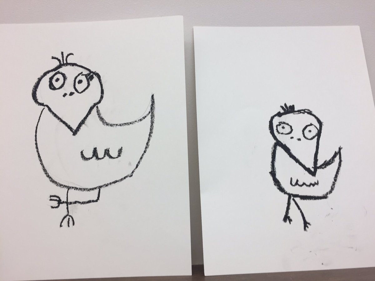 Dana_Brierton's tweet photo. Beginnings of our James Rizzi inspired watercolour birds! #haysboroloveslearning https://t.co/3Tfmm7maul
