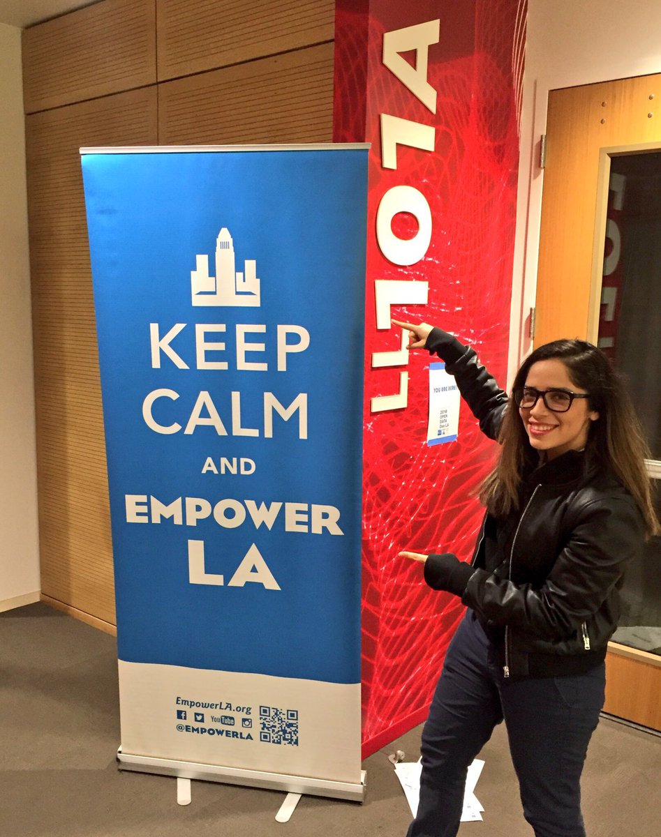 CityofLAFinance's tweet photo. We are happy to be supporting #OpenDataDayLA and the community trainings that come w it! 

The data fun is happening at @USCPrice this morning - team members from @EmpowerLA &amp; @MayorOfLA’s Data Team will be leading a workshop from 9:30-11a #DataLA https://t.co/M7Gpp8QteN