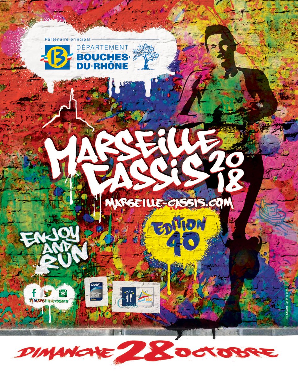 Les inscriptions pour #MarseilleCassis approchent à grandes foulées ! Une nouvelle procédure en plusieurs vagues vous sera proposée cette année. Rdv à partir du 13 mars pour vous inscrire et découvrez dès à présent l'affiche de la 40e édition ! Infos sur marseille-cassis.com