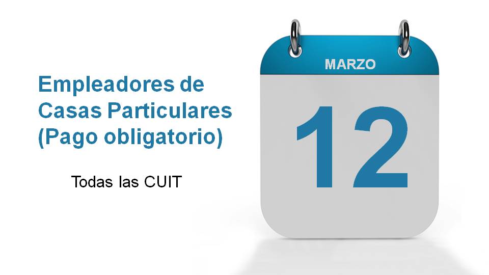 ARCA_informa's tweet image. #Empleadores de Casas Particulares (pago obligatorio) &amp;gt; hoy vencen todas las #CUITs