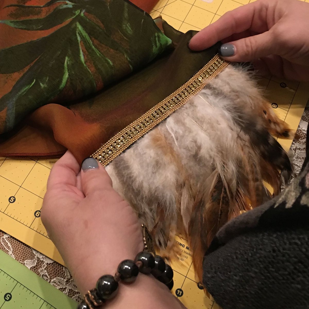 staceycaron's tweet photo. Another beauty that will be released in the fall.  We can't wait until the release in August. #StaceyCaron #StaceyCaronDesign #SancusDesignGroup #MadeintheUSA #AmericanMade #ScottsdaleAZ #Handmade #Jewlery #Scarves #Accessories #ElevateYourLook #Swarovski https://t.co/goqxIbznvo