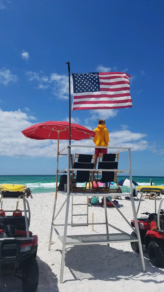 SouthWalton's tweet photo. The #SouthWalton lifeguards have officially reported for duty! We're all looking forward to a safe and successful season. https://t.co/LLI37ZSHeJ https://t.co/slO1h75lej