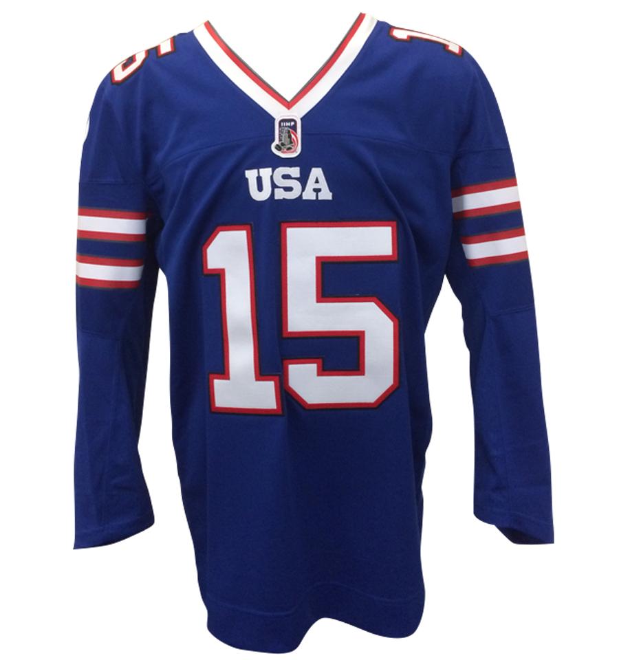 WJCinBUF's tweet photo. How about adding one of these @usahockey 🇺🇸 jerseys to your collection for #HockeyJerseyDay? 

Get yours here: https://t.co/u4fKKNzz24 https://t.co/M7zrkLBnxv