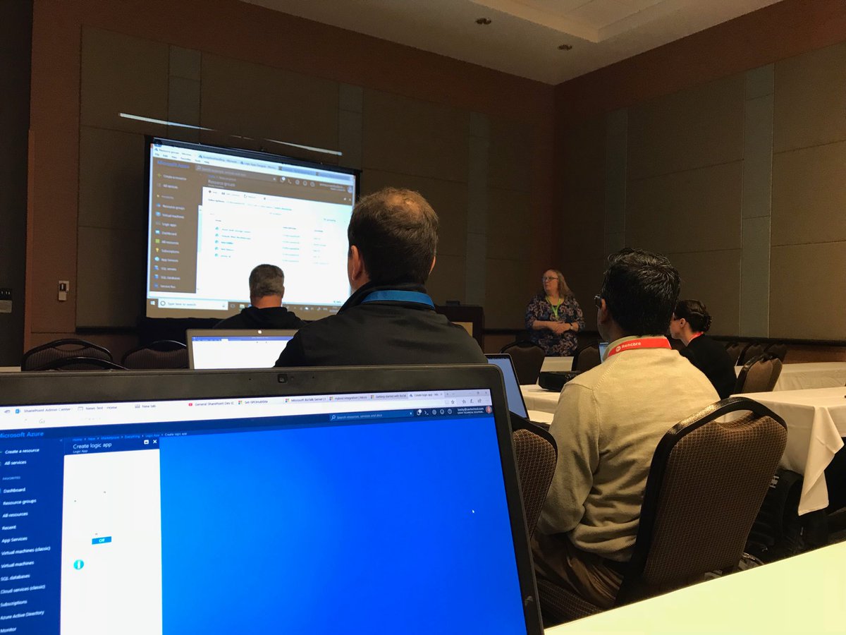 beckybertram's tweet image. Creating my first #Azure #LogicApp with @pjcov at #CollabSummit