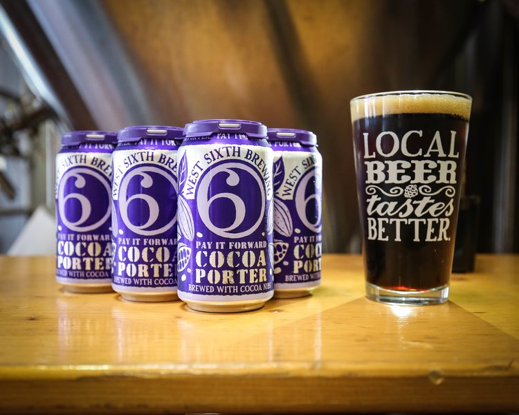 TenderMerciesOH's tweet photo. What better way to Pay It Forward on a Friday w/ @WestSixthCincy Pay It Forward Cocoa Porter! #payitforward #cocoaporter #westsixthbrewery #supportTenderMerciesOH https://t.co/4KXuCd2pPt