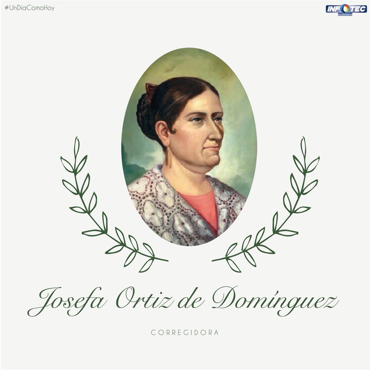 InfotecAtlixco's tweet photo. #UnDiaComoHoy Muere María Josefa Crescencia Ortiz Téllez-Girón, más conocida como Josefa Ortiz de Domínguez o la Corregidora, fue insurgente de la Independencia de México y esposa del corregidor de Querétaro, Miguel Domínguez.
.
.
#Historia #DatoHistorico #Mexico #NoticiasAtlixco https://t.co/trWnmbVik8