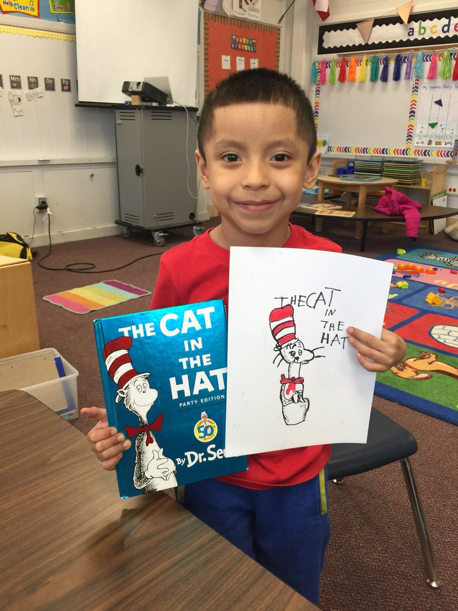 Amanda_M_Baca's tweet photo. Happy Birthday Dr. Seuss! This guy is the next Van Gogh!!! #RISDPrek https://t.co/TjVl0PnRWo