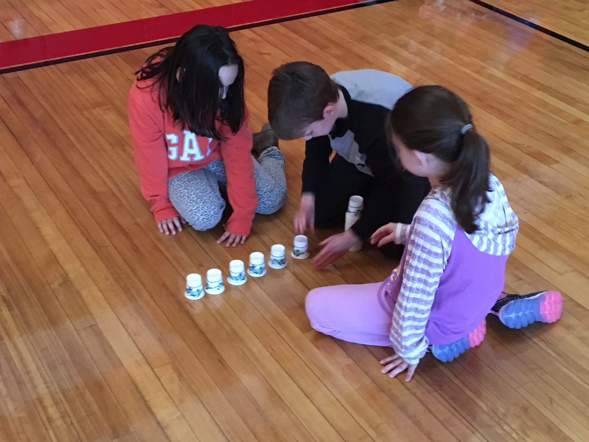 Second grade Olympics today! Our “athletes” did a great job working together! #myohioclassroom