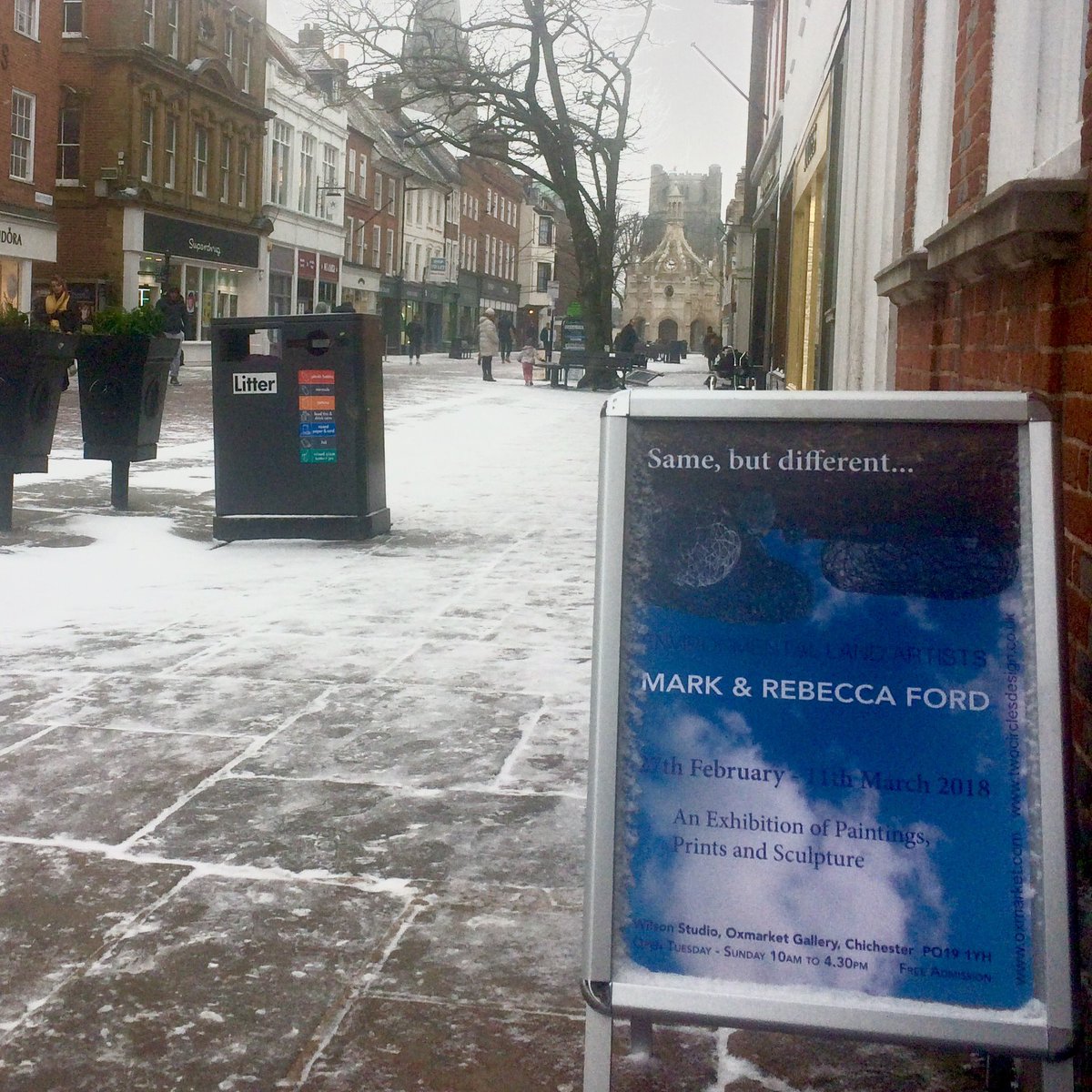 #exhibition @oxmarket until 11th march #sculpture #paintings #environmental art @LifeChichester@SussexArtists@SussexDir