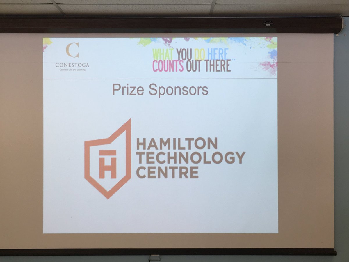 clearcable's tweet photo. #hamiltontechnologycentre is out supporting @ConestogaC 4x4 Challenge featuring student ideas for Smart Cities #HamOnt #Waterloo @INFC_eng https://t.co/CkiBmYPtve