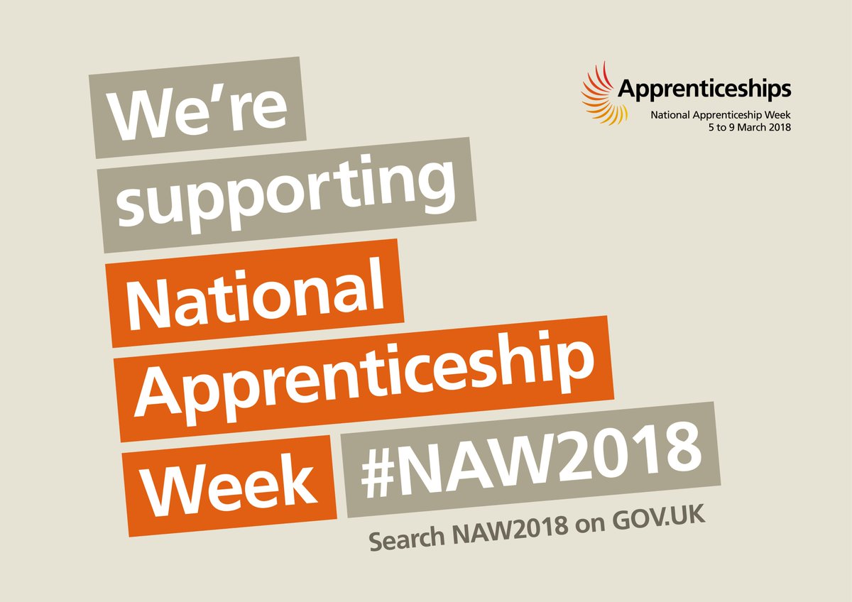 We're proud to be supporting #NAW2018 next week so stay tuned for updates and stories from our <a href="/UUApprentices/">UU Apprentices</a>