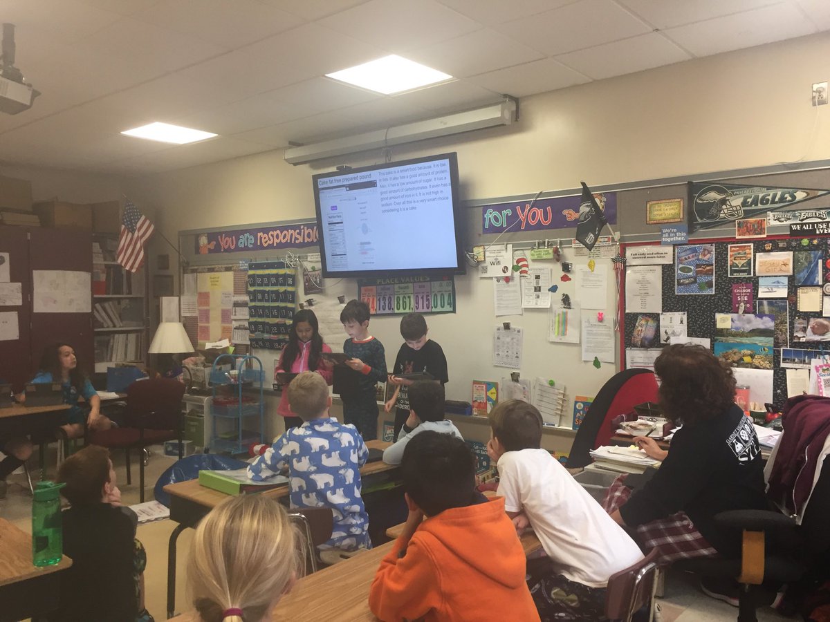 LinesGV's tweet photo. Learning so much about nutrition and healthy eating in math! Thanks, @CashellLynn and class! #bsesjagnation #room225 https://t.co/wAjv2vskcb