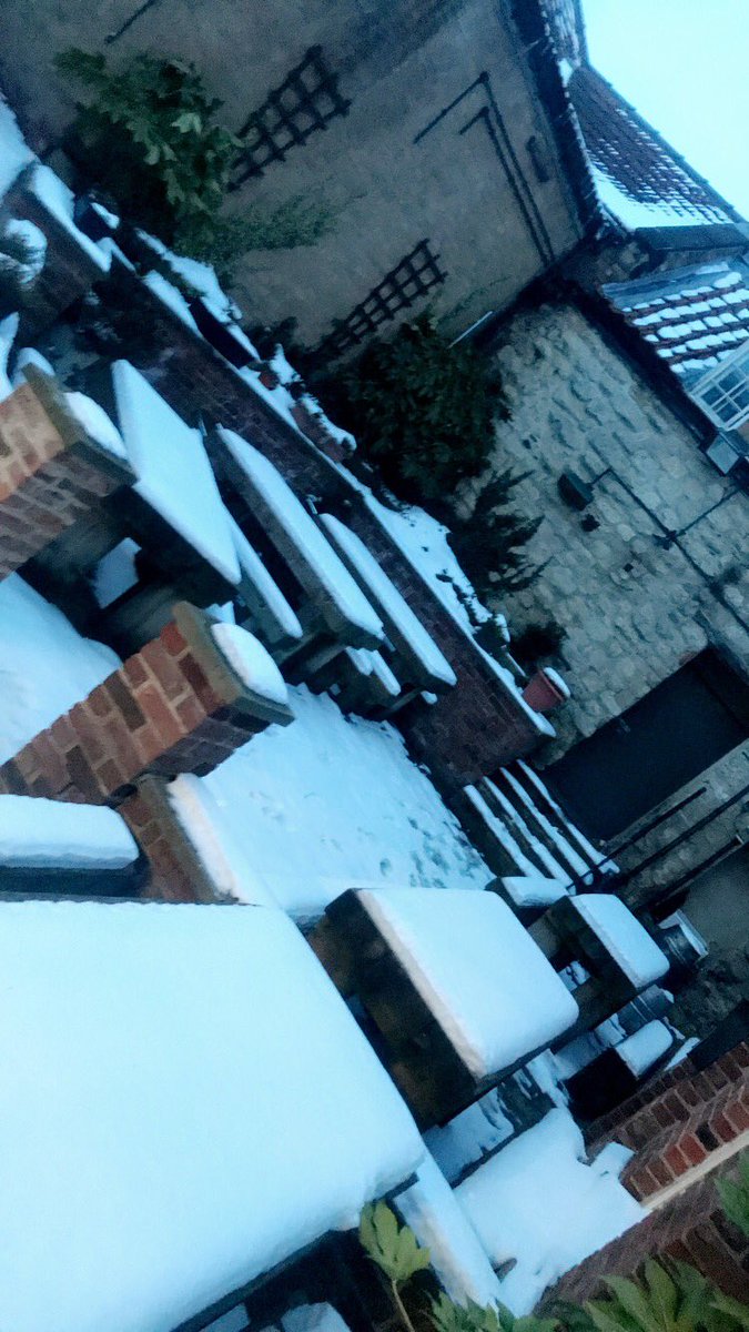 The snow is so pretty you can’t deny that! Just cause so many disruptions, oh well! Back on track now and open for the weekend