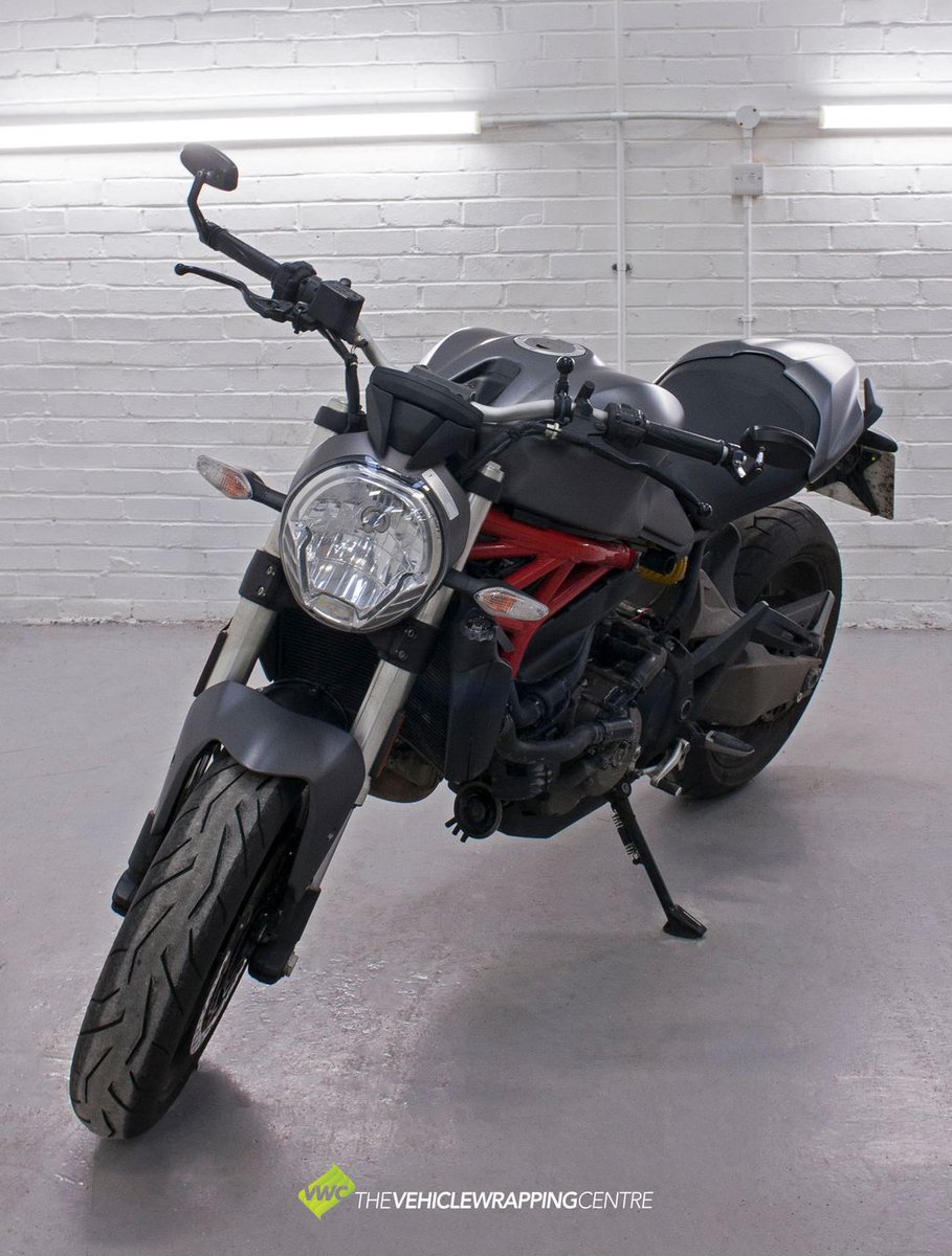 VWCLeeds's tweet photo. A 3M Matte Metallic Ducati Monster 🐲 This wrap was inspired by ‘the destroyer’ a perfect choice to tone down the red paintwork. #ducati #ducatimonster #ducatimonster821 #3m #3mmattedarkgrey #wrapping #bikewraps #leeds #vwc #thevehiclewrappingcentre #ducatilove @3MWrapsUK https://t.co/iu1ohWPnwy