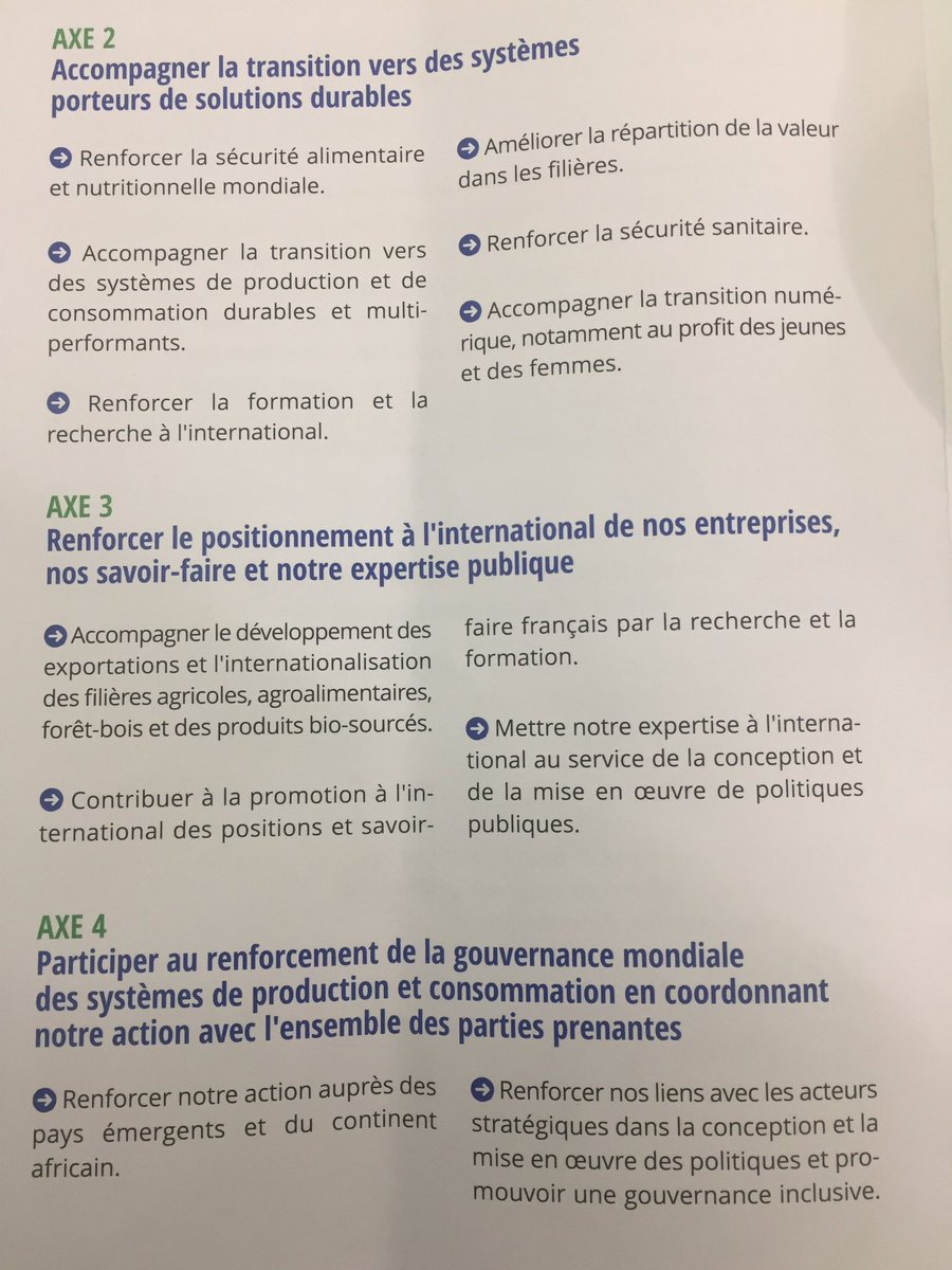 francoisjl's tweet photo. .@Cirad, @ACF_France et @AFD_France invités à discuter de la stratégie internationale de @Min_Agriculture au #SIA2018. Priorité #ToutAfrique, #Agroecologie et agriculture familiale https://t.co/XBvxtR97Tb