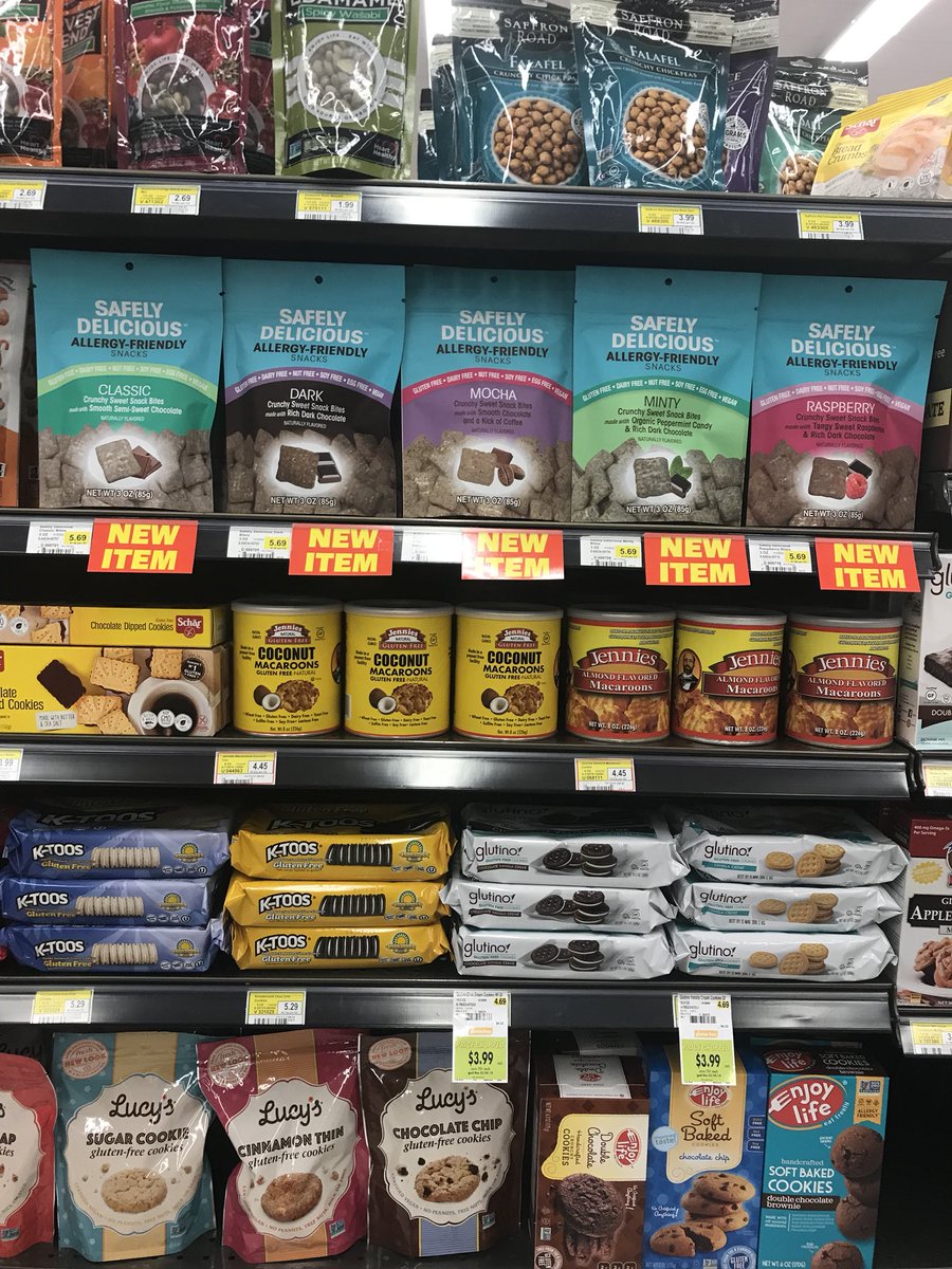 SafelyDelicious's tweet image. Safely Delicious products are now being sold in Shawnee, KS at Balls Price Chopper on Shawnee Mission Pkwy in the Gluten-free aisle.  #allergyfriendlysnacks #glutenfree #dairyfree #peanutfree #treenutfree #soyfree #eggfree #celiacdiet #allergyfriendly #pricechoppershawnee