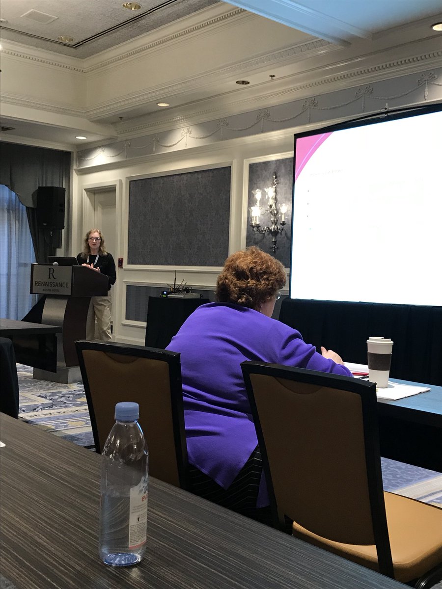TiffLRader's tweet photo. Carmen Davis and Terrie Beeson representing IU Health and CNS practice - innovation and preventing patient harm! #IUHealth #NACNS18 https://t.co/sxHZzxE9JQ
